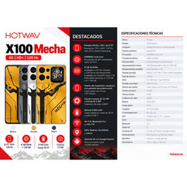 HOTWAV X100 MECHA 6GB RAM 128GB ROM Mecha White