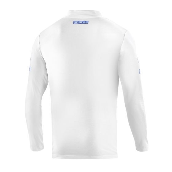 Sparco Camiseta Larga Cuello Alto Manga Larga S002206MRBI3L Talla L Blanco