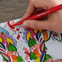 Papermate Flair Original Rotulador de punta fibra Rojo