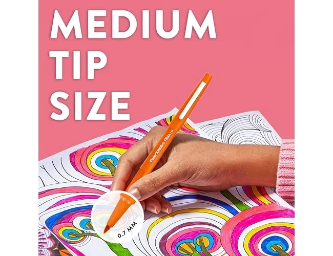 Papermate Flair Original Rotulador Punta Fibra Rojo Trazo 1.1 mm
