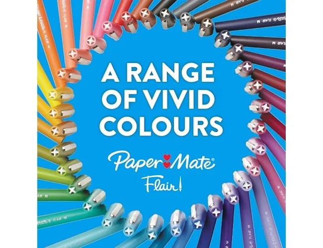 Papermate Flair Original Rotulador Punta Fibra Rojo Trazo 1.1 mm