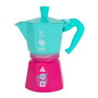 Bialetti Moka Express Squid Game 6 Tazas - Turquesa/Rosa