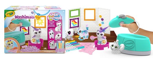 Juego Crayola Washimals Pets - Spray Boutique (+3 Años)