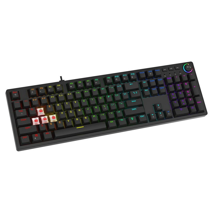 Savio STYX Klawiatura gamingowa Outemu Brown RGB Savio STYX Klawiatura gamingowa Outemu Brown RGB