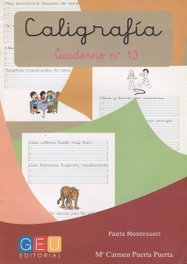 Caligrafia pauta montessori, Mª Carmen Puerta Puerta - GEU
