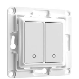 Shelly Wandtaster 2-fach Interruptor de Pared Doble Blanco