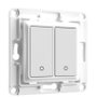 Shelly Accessories Wandtaster Wall Switch 2 de 2 canales, Blanco