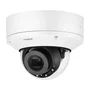 Hanwha Wisenet X-Series XND-6081RV - Cámara de Seguridad IP Domo 2MP Full HD 1080p, Interior/Exterior, Visión Nocturna IR 50m, Montaje en Techo, Blanco