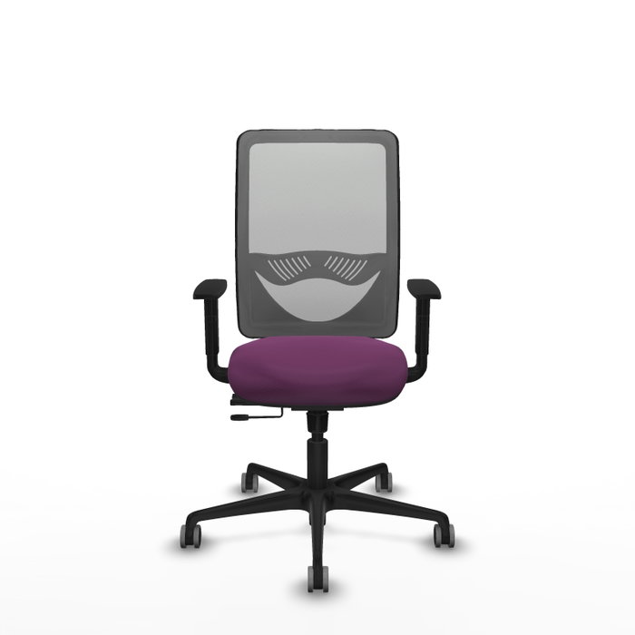 PIQUERAS Y CRESPO Silla de oficina Zulema con mecanismo Sincro/Traslack Morado y Gris PIQUERAS Y CRESPO Silla de oficina Zulema con mecanismo Sincro/Traslack Morado y Gris