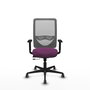 PIQUERAS Y CRESPO Silla de oficina Zulema con mecanismo Sincro/Traslack Morado y Gris