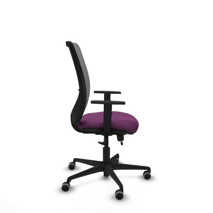 PIQUERAS Y CRESPO Silla de oficina Zulema con mecanismo Sincro/Traslack Morado y Gris PIQUERAS Y CRESPO Silla de oficina Zulema con mecanismo Sincro/Traslack Morado y Gris