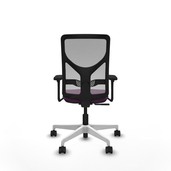 PIQUERAS Y CRESPO Silla de oficina Motilla con Mecanismo Sincro, Morado y Gris