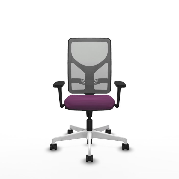 PIQUERAS Y CRESPO Silla de oficina Motilla con Mecanismo Sincro, Morado y Gris