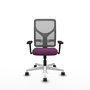 PIQUERAS Y CRESPO Silla de oficina Motilla con Mecanismo Sincro, Morado y Gris