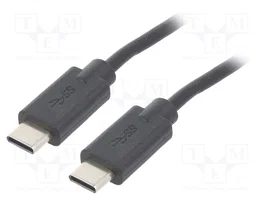 QOLTEC Cable USB 2.0 a USB C de 2m, negro