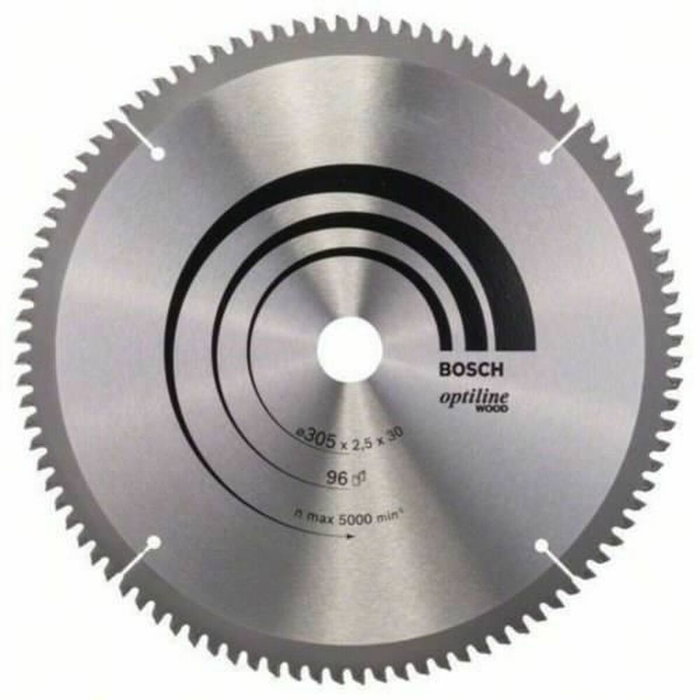 Bosch Hoja de sierra circular de carburo Professional 305 x 30 x 2,5 mm (96 dientes) - Madera