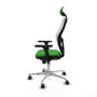 PIQUERAS Y CRESPO Silla de oficina Jorquera Verde y Blanco