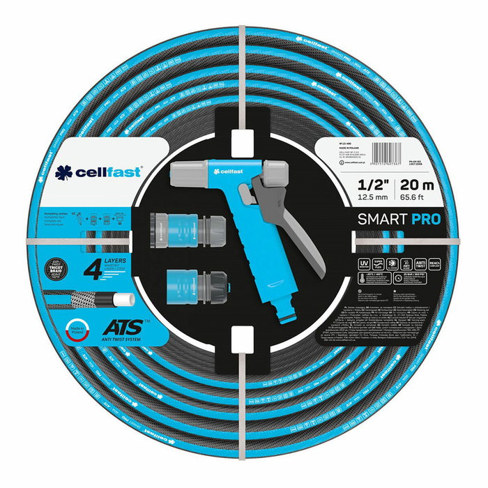 Cellfast Kit manguera de jardín Smart Pro 20 m ø12,5 mm Cellfast Kit manguera de jardín Smart Pro 20 m ø12,5 mm