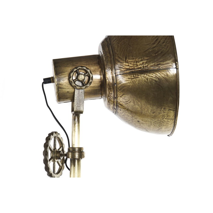 DKD Home Decor Lámpara de Pie de Metal Dorado