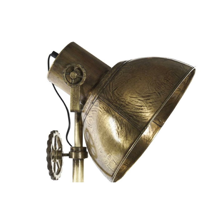 DKD Home Decor Lámpara de Pie de Metal Dorado