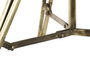 DKD Home Decor Lámpara de Pie de Metal Dorado
