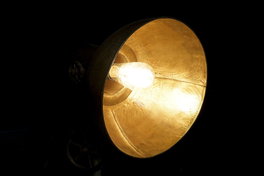 DKD Home Decor Lámpara de Pie de Metal Dorado