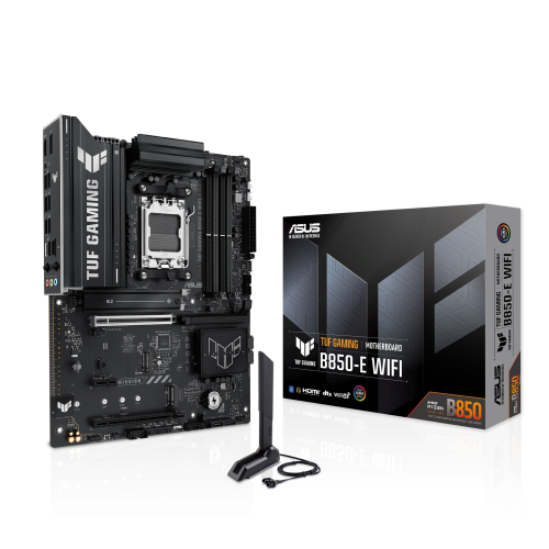 ASUS TUF GAMING B850-E WiFi Placa Base AMD B850 Socket AM5 ATX DDR5 Wi-Fi 6E ASUS TUF GAMING B850-E WiFi Placa Base AMD B850 Socket AM5 ATX DDR5 Wi-Fi 6E