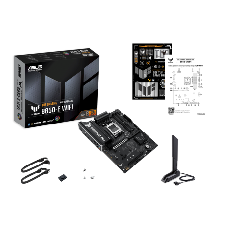 ASUS TUF GAMING B850-E WiFi Placa Base AMD B850 Socket AM5 ATX DDR5 Wi-Fi 6E ASUS TUF GAMING B850-E WiFi Placa Base AMD B850 Socket AM5 ATX DDR5 Wi-Fi 6E