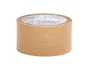 Q-connect Cinta Adhesiva Kraft Reforzado para Embalaje, 50 m x 50 mm, Papel Kraft 155g/m², Resistencia a la Tracción 210 N/25 mm