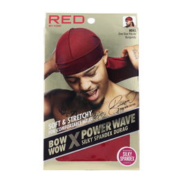 Red Kiss HD43 Durag Silky Spandex Burgundy