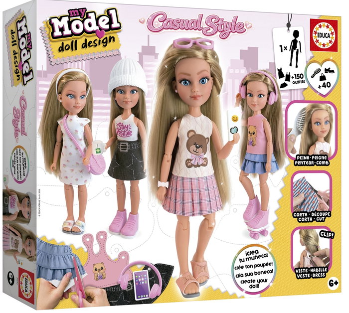 EDUCA My Model Doll Design Casual Refresh