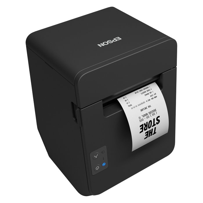 Epson TM-T20IV Impresora de recibos térmica USB, RS-232 y Ethernet, Negro
