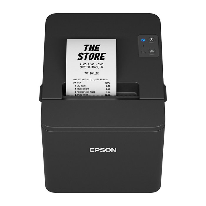 Epson TM-T20IV Impresora de recibos térmica USB, RS-232 y Ethernet, Negro