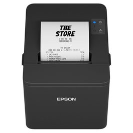 Epson TM-T20IV Impresora de recibos térmica USB, RS-232 y Ethernet, Negro