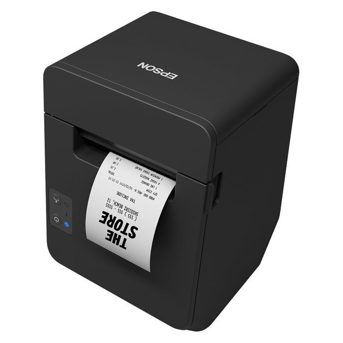 Epson TM-T20IV Impresora de recibos térmica USB, RS-232 y Ethernet, Negro