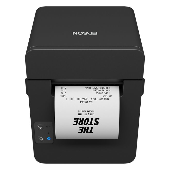 Epson TM-T20IV Impresora de recibos térmica USB, RS-232 y Ethernet, Negro