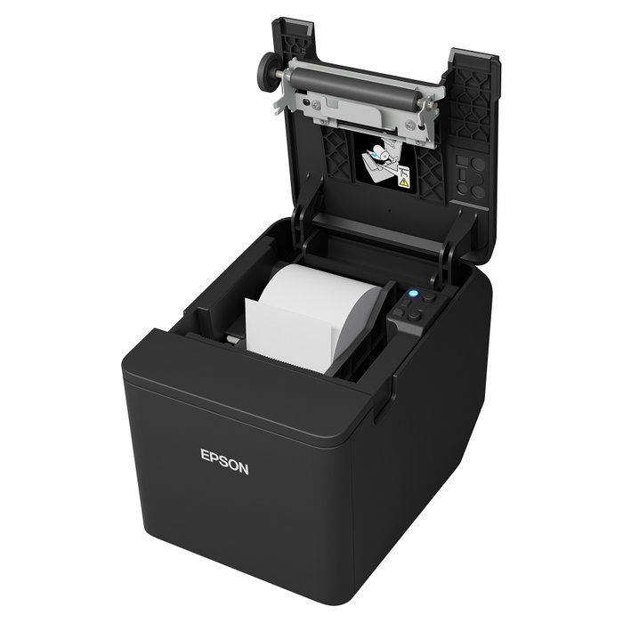 Epson TM-T20IV Impresora de recibos térmica USB, RS-232 y Ethernet, Negro