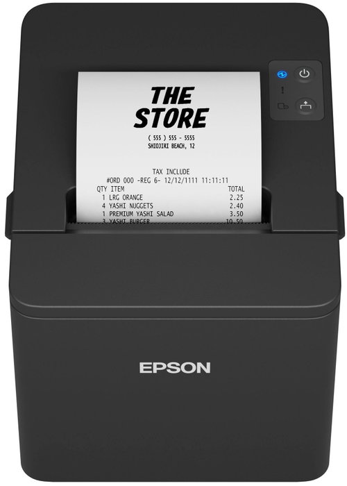 Epson TM-T20IV Impresora de recibos USB, Serie y Ethernet, Negro Epson TM-T20IV Impresora de recibos USB, Serie y Ethernet, Negro