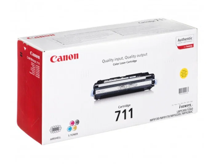 Canon Cartucho de Tóner 711Y Amarillo