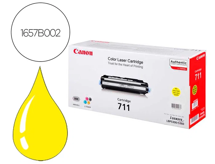 Canon Cartucho de Tóner 711Y Amarillo