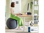 Leitz Balón de asiento antideslizante Ergo Active 65 cm Gris oscuro