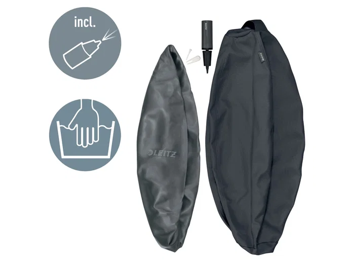 Leitz Balón de asiento antideslizante Ergo Active 65 cm Gris oscuro Leitz Balón de asiento antideslizante Ergo Active 65 cm Gris oscuro