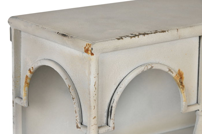 DKD Home Decor Estanteria Neoclasico Blanco Rozado Metal 20 x 70 x 60 cm DKD Home Decor Estanteria Neoclasico Blanco Rozado Metal 20 x 70 x 60 cm