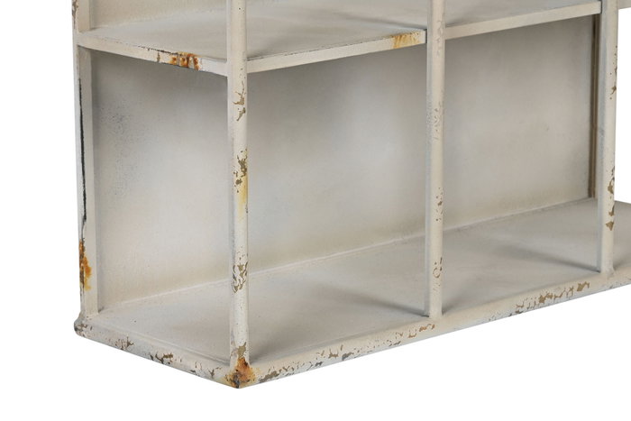 DKD Home Decor Estanteria Neoclasico Blanco Rozado Metal 20 x 70 x 60 cm DKD Home Decor Estanteria Neoclasico Blanco Rozado Metal 20 x 70 x 60 cm