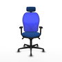 PIQUERAS Y CRESPO Silla de oficina Jorquera Azul con mecanismo Sincro