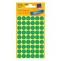 AVERY Zweckform Etiquetas de puntos adhesivas 3143 verdes de 12,0 mm