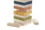 DKD Home Decor Juego de Mesa Set 54 Bloques de Madera Multicolor