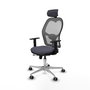 PIQUERAS Y CRESPO Silla de oficina Jorquera con mecanismo Sincro/Traslack Gris