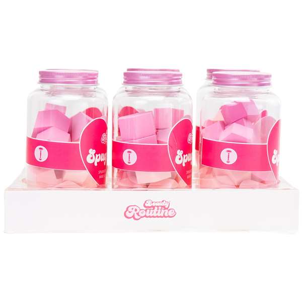 Nice Esponjas Suaves para Maquillaje en Frasco