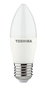 TOSHIBA Bombilla LED C37 E27 8W 3000K - Ultimas Unidades